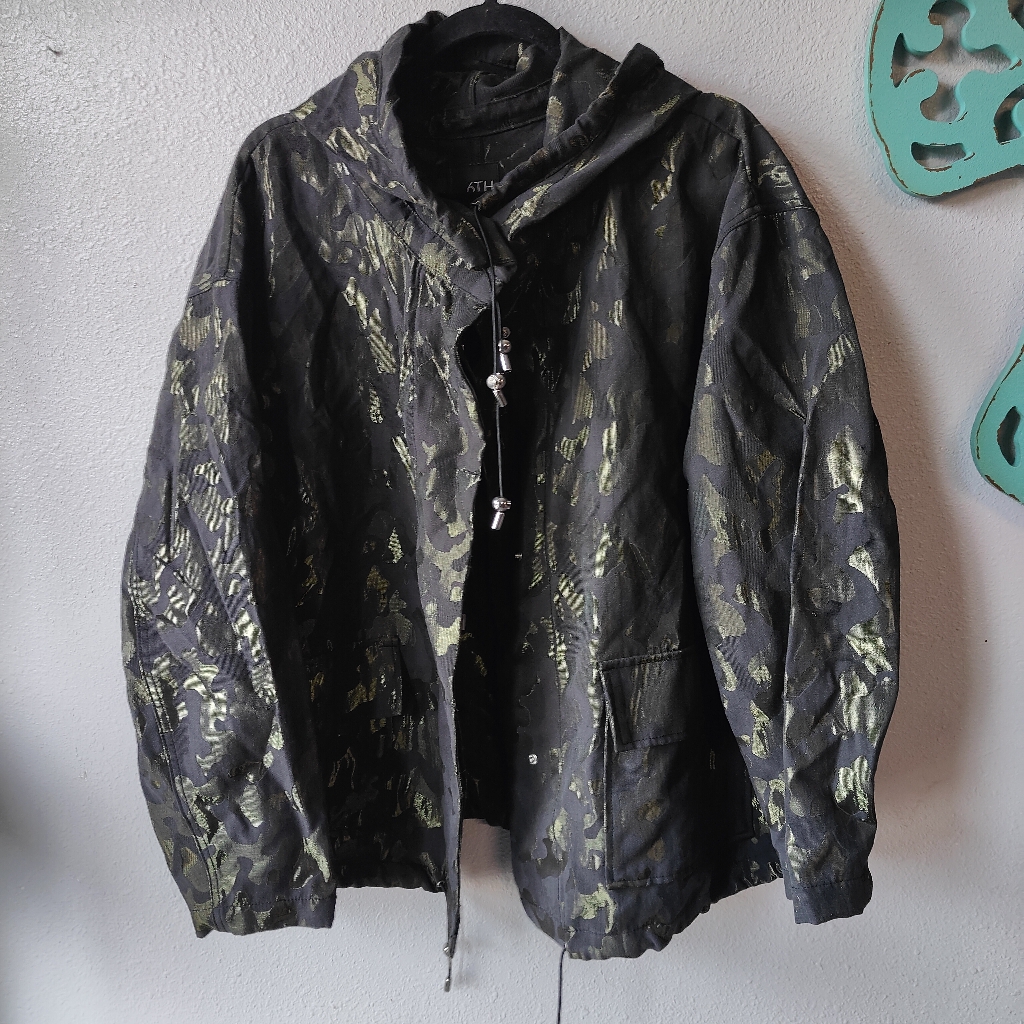 Woman's 6th & Lane Brand New Hooded Jacket Soe 22/24